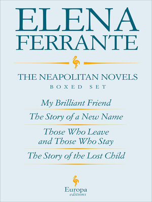 cover image of The Neapolitan Novels Boxed Set